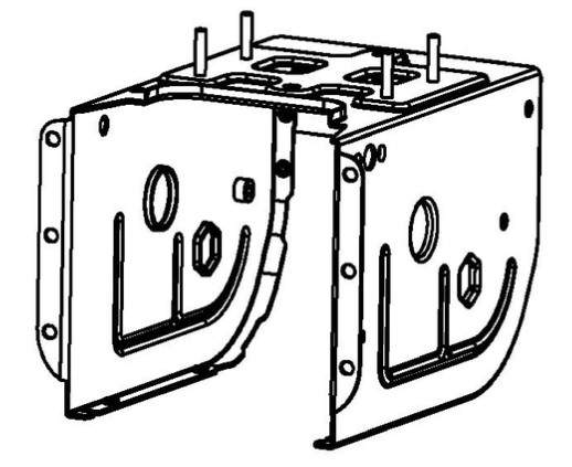 FRAME ASSY i gruppen  hos Gräsklipparbutiken (5960131-02)