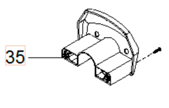 Bracket Hose Hook Dark Grey i gruppen  hos Gräsklipparbutiken (5960244-01)