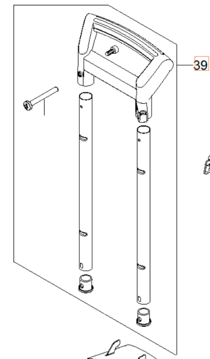 Bracket Handle Kit i gruppen  hos Gräsklipparbutiken (5960260-01)