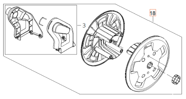 Hose Reel Kit i gruppen  hos Gräsklipparbutiken (5960269-01)