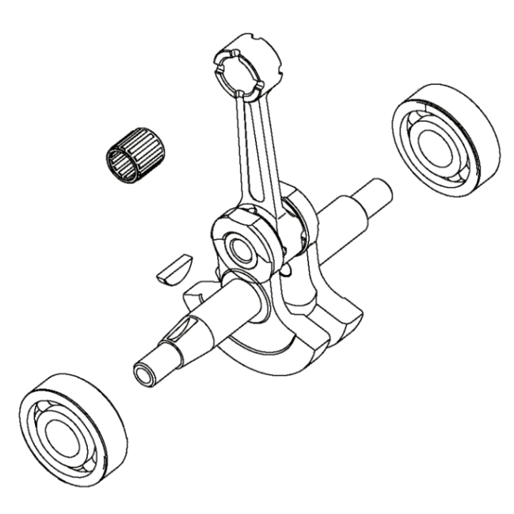 Crankshaft Kit i gruppen hos Gräsklipparbutiken (5961976-01)