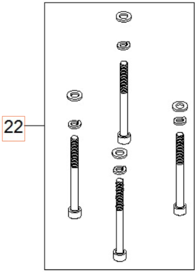 Screw M6X70 Din 912 4Pcs i gruppen  hos Gräsklipparbutiken (5962888-01)