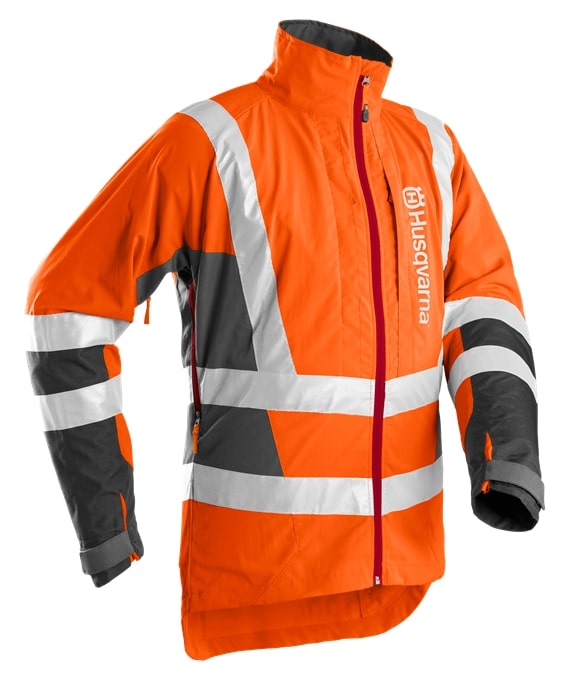 Skogsjacka Husqvarna Technical High Viz EN20471 i gruppen Skog och Trädgårdsprodukter / Husqvarna Kläder/Skyddsutrustning / Skyddsjackor hos Gräsklipparbutiken (5963037)