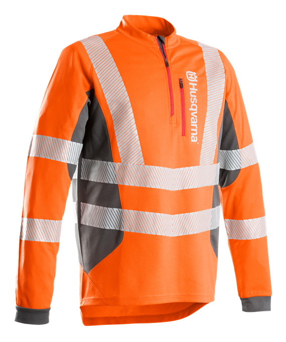 T-shirt Technical High Viz, lång ärm EN 20471 i gruppen Skog och Trädgårdsprodukter / Husqvarna Kläder/Skyddsutrustning / Arbetskläder / Accessoarer hos Gräsklipparbutiken (5963038)