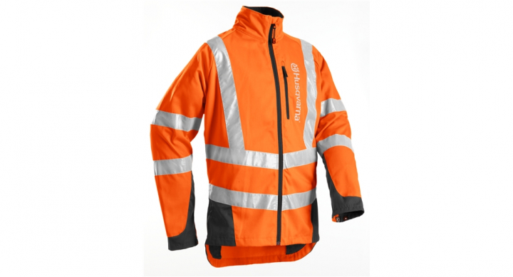 Skogsjacka Husqvarna Classic High Viz EN 20471 i gruppen Skog och Trädgårdsprodukter / Husqvarna Kläder/Skyddsutrustning / Skyddsjackor hos Gräsklipparbutiken (5963046)