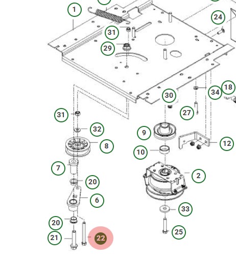 SCREW HEX HEAD 3/8-16 X 3.54 I i gruppen  hos Gräsklipparbutiken (5964339-01)