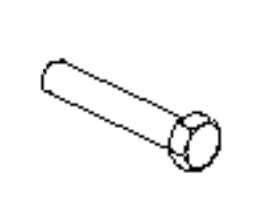 BOLT HEX BOLT HCS 1/2-13 X 2-3 i gruppen Reservdelar Gräsklippare / Reservdelar McCulloch Åkgräsklippare / Reservdelar McCulloch ZM3816 BF hos Gräsklipparbutiken (5964343-01)
