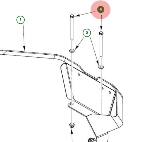 BOLT EXTERNAL HEXAGON HEAD 5/1 i gruppen  hos Gräsklipparbutiken (5964355-01)