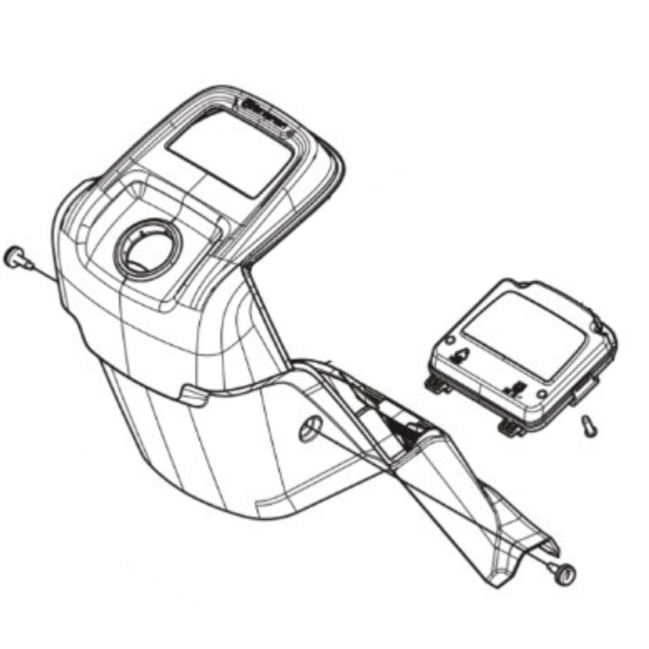 Styrningskåpa Bakre Del i gruppen Reservdelar Gräsklippare / Reservdelar Husqvarna Rider / Reservdelar Rider 320X AWD hos Gräsklipparbutiken (5965672-01)