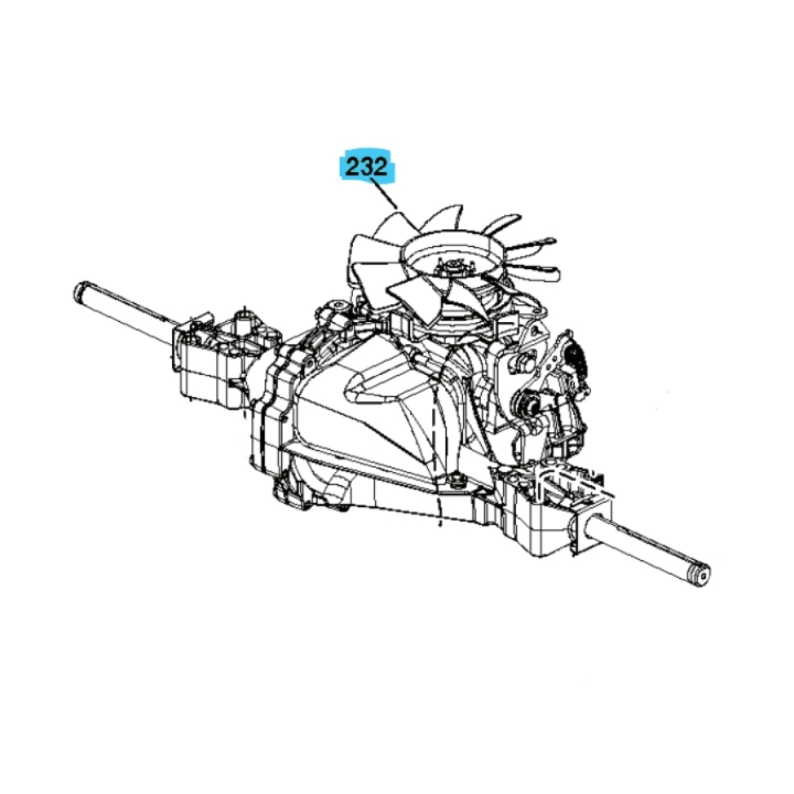 Fan i gruppen Reservdelar Gräsklippare / Reservdelar Husqvarna Traktorer / ➤ TC modeller / Reservdelar Husqvarna TC 130 hos Gräsklipparbutiken (5967479-01)
