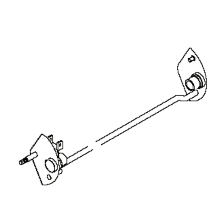 Rear Axle Frame - Painted Rear i gruppen Reservdelar Gräsklippare / Reservdelar McCulloch Gå-Bakom Gräsklippare / Reservdelar McCulloch M46-140R Classic+ hos Gräsklipparbutiken (5968162-01)