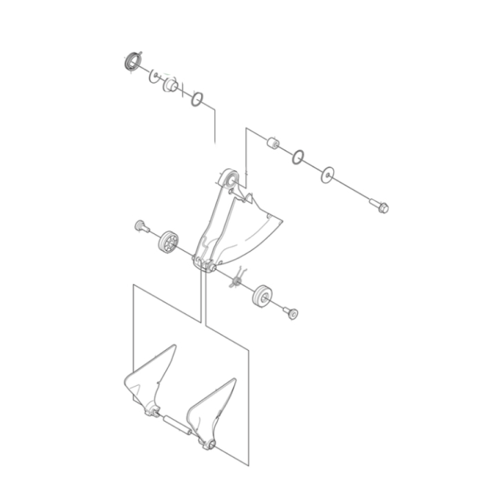 Klingskydd kit spare part i gruppen  hos Gräsklipparbutiken (5968883-06)
