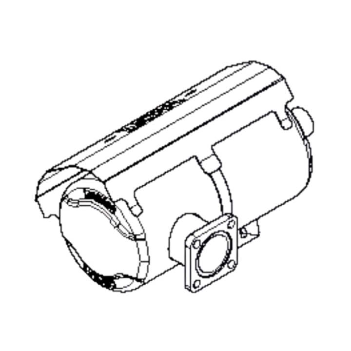 Muffler Muffler 500 Hybrid / P i gruppen Reservdelar Gräsklippare / Reservdelar Husqvarna Rider / Reservdelar Husqvarna P525DX hos Gräsklipparbutiken (5970326-01)