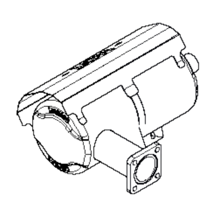 Muffler Muffler P520D i gruppen Reservdelar Gräsklippare / Reservdelar Husqvarna Rider / Reservdelar Husqvarna P520DX hos Gräsklipparbutiken (5970328-01)