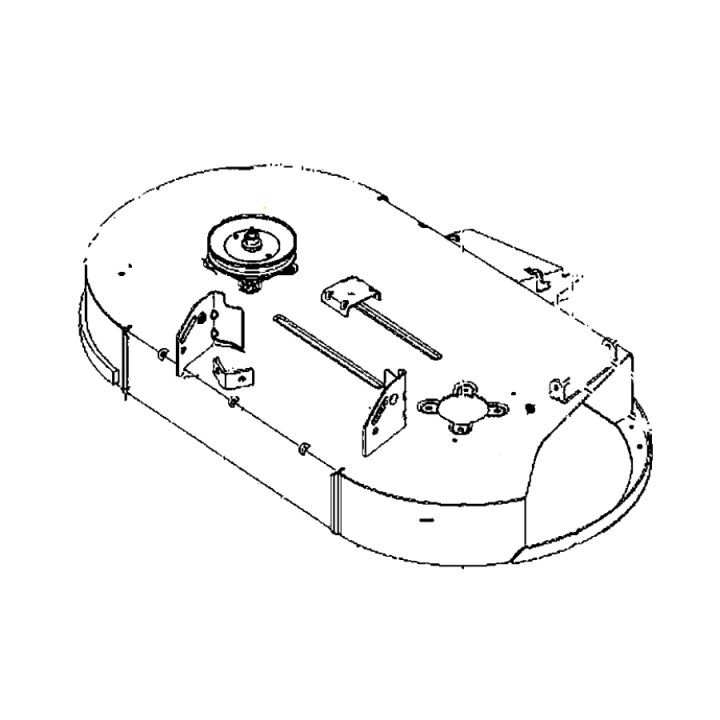 Cutting deck deck.svc.42f.el.gw.wp.eu.668 i gruppen Reservdelar Gräsklippare / Reservdelar Husqvarna Traktorer / ➤ TS modeller / Reservdelar Husqvarna TS 343 hos Gräsklipparbutiken (5971345-01)