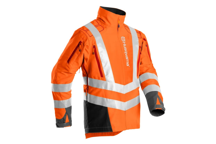 Arbetsjacka Technical EN 20471, trim & röj i gruppen Skog och Trädgårdsprodukter / Husqvarna Kläder/Skyddsutrustning / Skyddsjackor hos Gräsklipparbutiken (5972459)