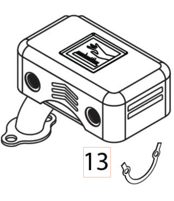 Muffler Muffler (Sksn2201,1) 5 i gruppen  hos Gräsklipparbutiken (5975049-01)