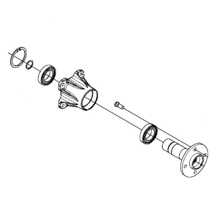 Hub Assy , i gruppen Reservdelar Gräsklippare / Reservdelar Husqvarna Rider / Reservdelar Husqvarna P525DX hos Gräsklipparbutiken (5975263-01)