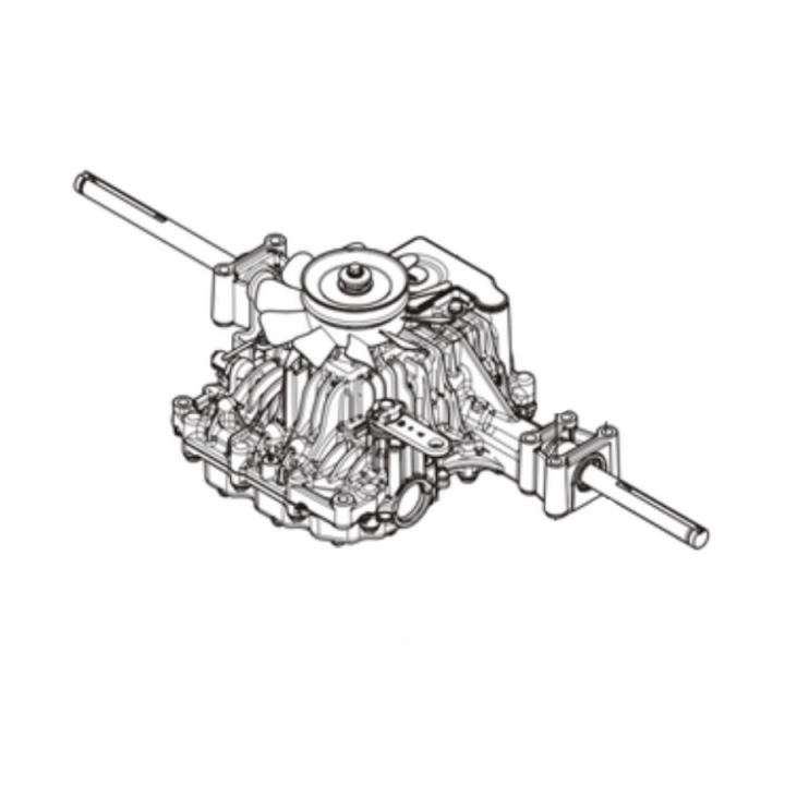 Transmission hydrogear t2 hydrostatic t2-bcbe-3x3c-1ux1 i gruppen Reservdelar Gräsklippare / Reservdelar Husqvarna Rider / Reservdelar Rider 115C hos Gräsklipparbutiken (5975983-01)