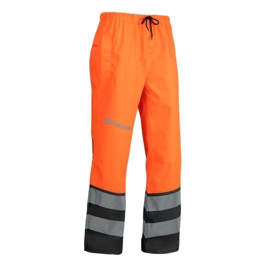 Regnbyxa Husqvarna Functional EN 20471 i gruppen Skog och Trädgårdsprodukter / Husqvarna Kläder/Skyddsutrustning / Skyddsbyxor hos Gräsklipparbutiken (5976629)