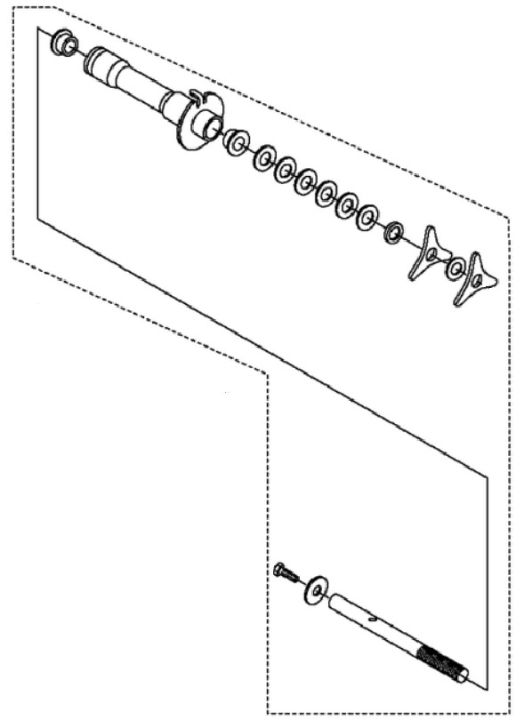 Support Assy Reel Frictioned S i gruppen hos Gräsklipparbutiken (5977128-01)