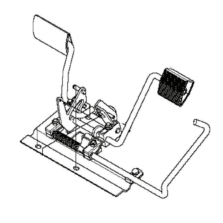 Pedal Plate Assy With Bearing i gruppen Reservdelar Gräsklippare / Reservdelar Husqvarna Rider / Reservdelar Rider 112iC hos Gräsklipparbutiken (5979354-01)