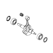 Crankshaft Kit 90 Cc Spare Par 5979392-01 i gruppen  hos Gräsklipparbutiken (5979392-01)
