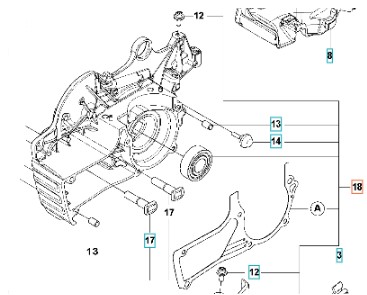 CRANKCASE KIT 90CC SPARE PARTS i gruppen  hos Gräsklipparbutiken (5979608-03)