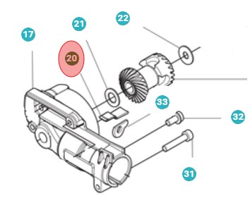 Sealing Gear Housing i gruppen  hos Gräsklipparbutiken (5979741-01)