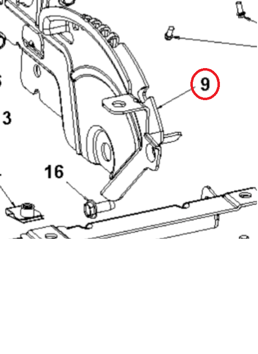 Bracket Assy,Weldment,Speed Co i gruppen  hos Gräsklipparbutiken (5979922-02)