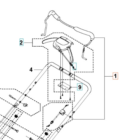 AUTOWALK OPERATOR KIT i gruppen Reservdelar Gräsklippare / Reservdelar Husqvarna Gå-Bakom Gräsklippare / Reservdelar Husqvarna LC353 AWD hos Gräsklipparbutiken (5984531-01)