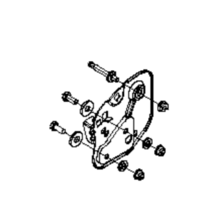 HANDLE BRACKET KIT i gruppen Reservdelar Gräsklippare / Reservdelar Husqvarna Gå-Bakom Gräsklippare / Reservdelar Husqvarna LC221A hos Gräsklipparbutiken (5984536-01)