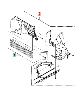 Rear Insert Kit i gruppen Reservdelar Gräsklippare / Reservdelar Husqvarna Gå-Bakom Gräsklippare / Reservdelar Husqvarna LC221A hos Gräsklipparbutiken (5984542-01)