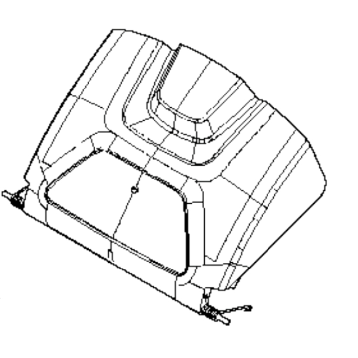 FLAP REAR DOOR KIT i gruppen Reservdelar Gräsklippare / Reservdelar Husqvarna Gå-Bakom Gräsklippare / Reservdelar Husqvarna LC221RH hos Gräsklipparbutiken (5985121-01)