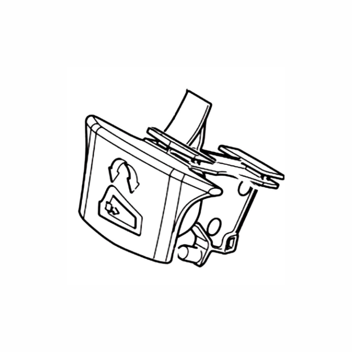 Locking Button Hedge Trimmer i gruppen  hos Gräsklipparbutiken (5985299-01)