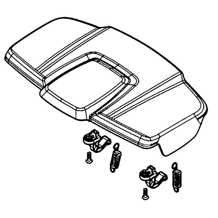 Lid Assy i gruppen Reservdelar Gräsklippare / Reservdelar Husqvarna Gå-Bakom Gräsklippare / Reservdelar Husqvarna LC551iV hos Gräsklipparbutiken (5985639-01)