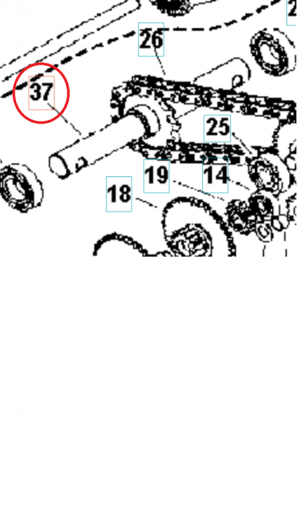 Rotary Shaft i gruppen  hos Gräsklipparbutiken (5986759-01)