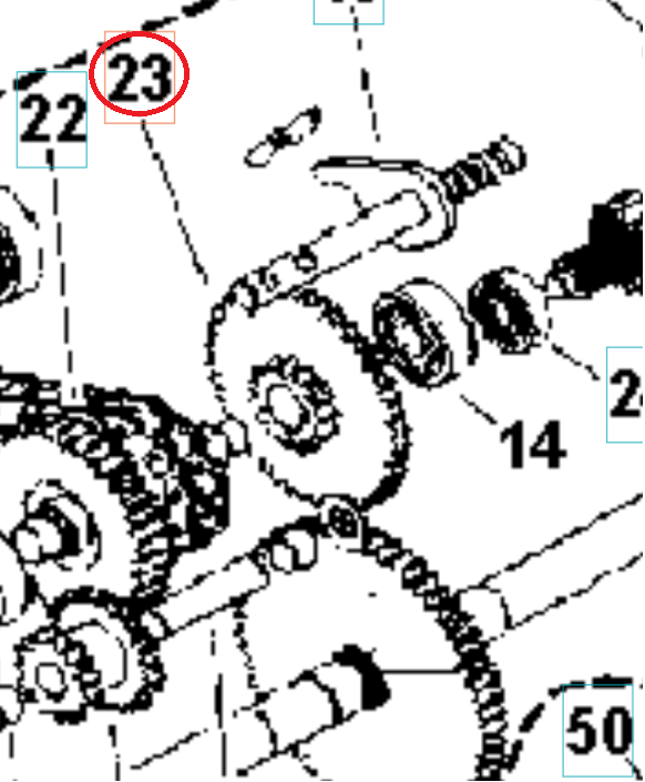 Gear 15-44 i gruppen  hos Gräsklipparbutiken (5986775-01)