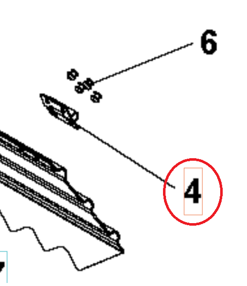 Hinge Hinge Cc,423-Zb i gruppen  hos Gräsklipparbutiken (5986780-01)