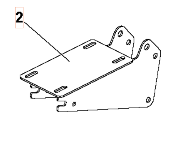Support Roto400 Engine Support i gruppen  hos Gräsklipparbutiken (5986791-01)