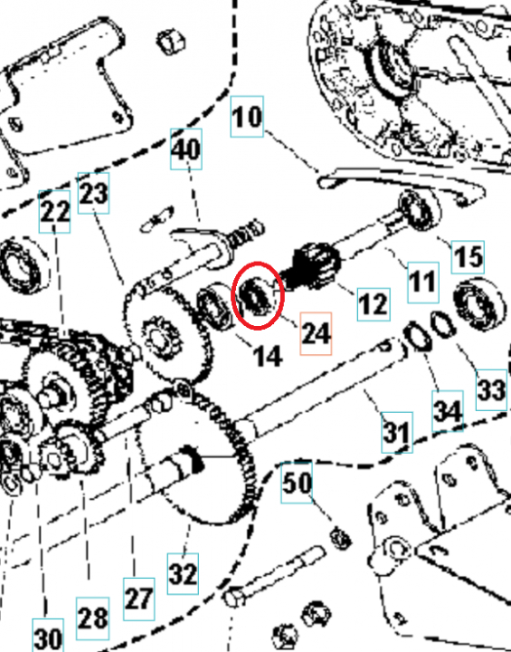 Bearing 6301 i gruppen  hos Gräsklipparbutiken (5986793-01)