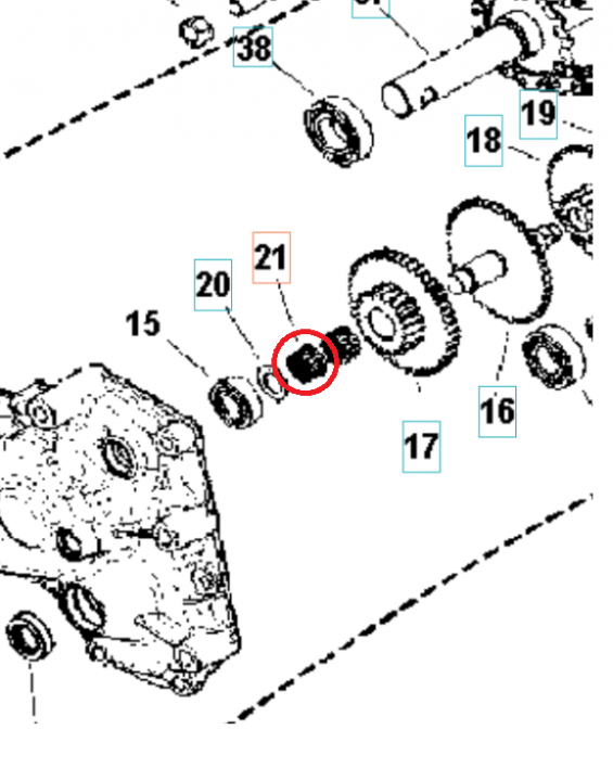 Needle Bearing 18X22 i gruppen  hos Gräsklipparbutiken (5986794-01)