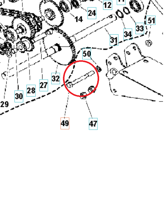 Screw H M10X90 i gruppen  hos Gräsklipparbutiken (5986795-01)