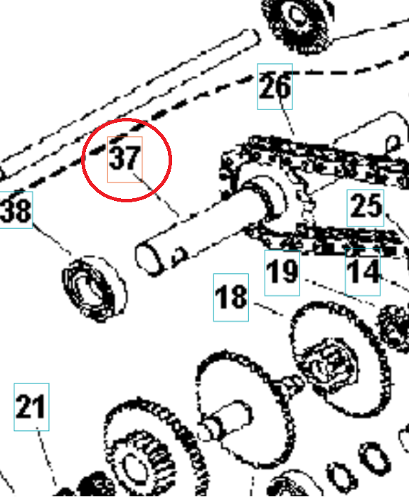 Shaft 2 i gruppen  hos Gräsklipparbutiken (5986797-01)