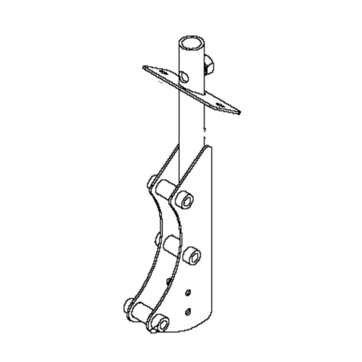 Spur Support Black Ral9005 i gruppen hos Gräsklipparbutiken (5986805-01)
