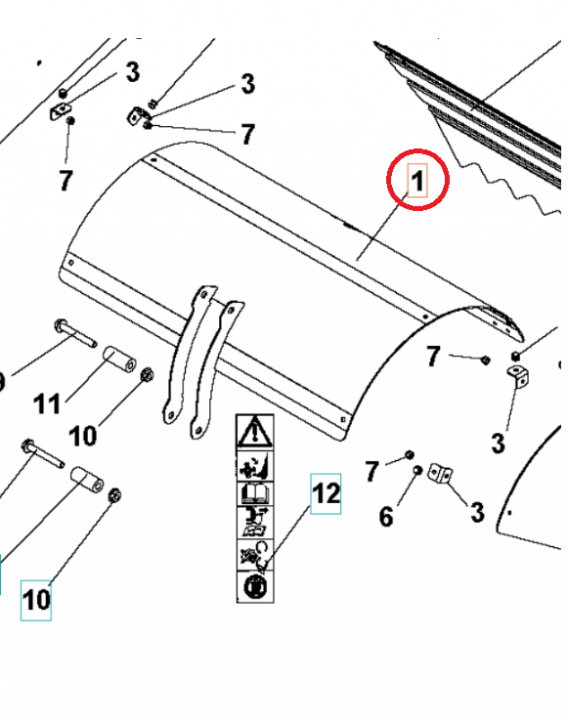Cover Tines Cover Roto400 Oran i gruppen  hos Gräsklipparbutiken (5986808-01)