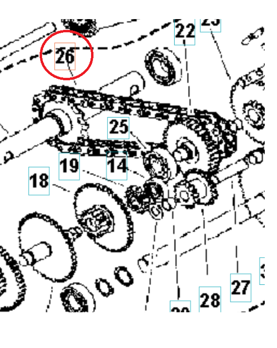 Chain Pitch 15,875 / 44 Links i gruppen  hos Gräsklipparbutiken (5986818-01)