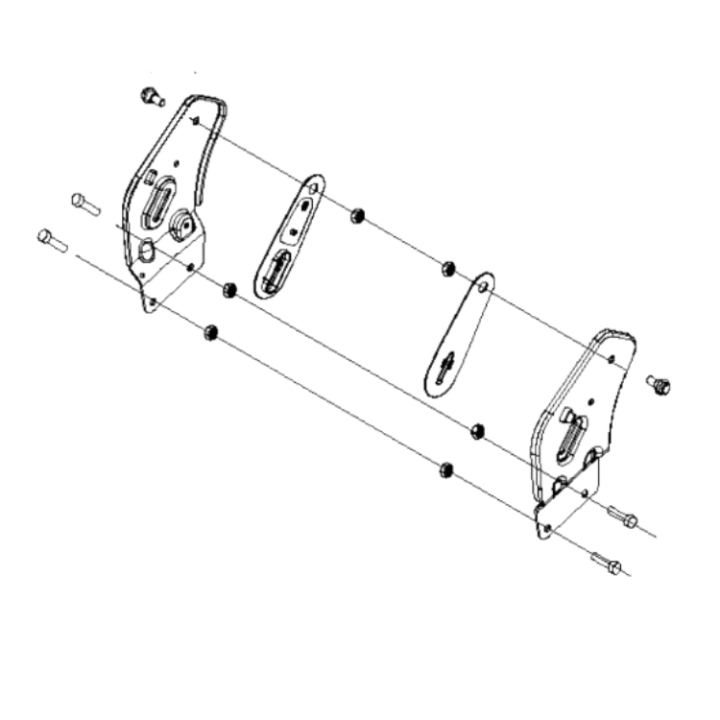 Support Kit Handle Bracket Kit i gruppen Reservdelar Gräsklippare / Reservdelar Husqvarna Gå-Bakom Gräsklippare / Reservdelar Husqvarna LC151S hos Gräsklipparbutiken (5986841-13)