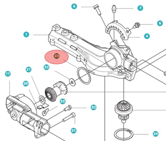 Spacer Ring 37,5X31 i gruppen  hos Gräsklipparbutiken (5987048-01)