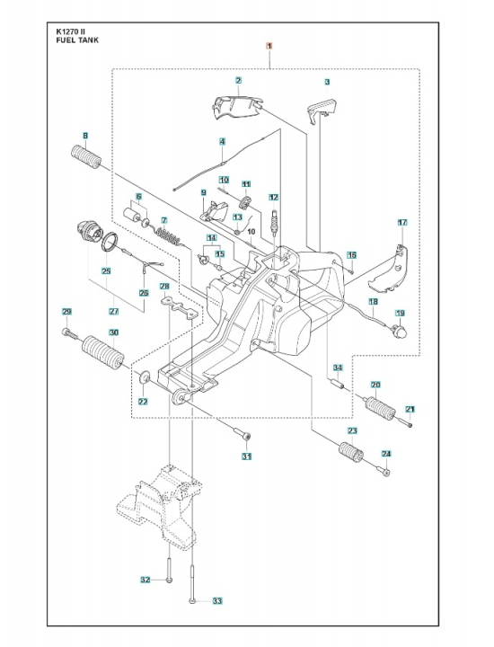 Fuel Tank Assy i gruppen  hos Gräsklipparbutiken (5988064-03)